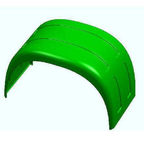 Agricultural vehicle mudguards
