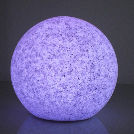 Glowing flower pot with LED